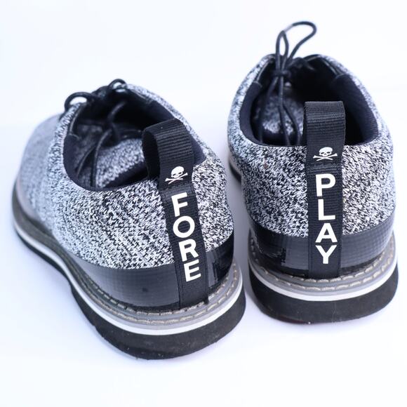 G/FORE Knit Tuxedo Gallivanter Golf Shoes Onyx Snow Low Top Men's 8.5 - Picture 4 of 9